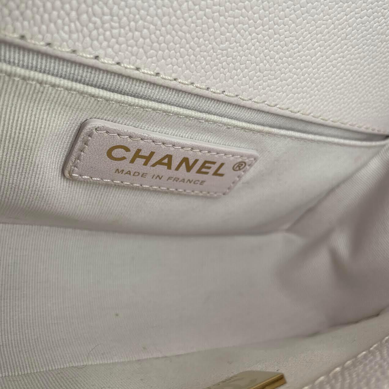 CHANEL 2021 - 2022 Small Boy "Braid Around" Bag Light Purple with Gold