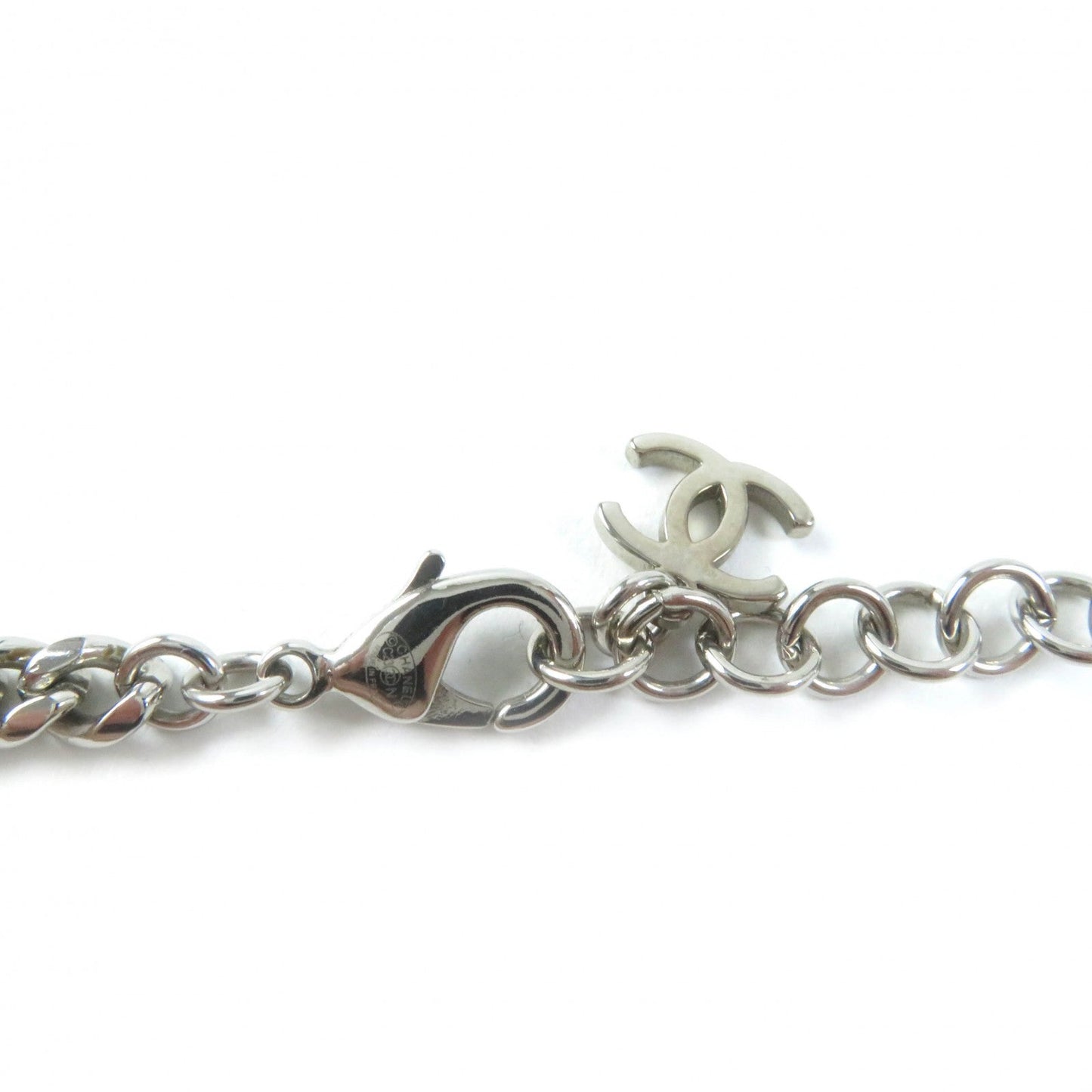 Chanel Coco Mark Heart Rhinestone Choker Necklace