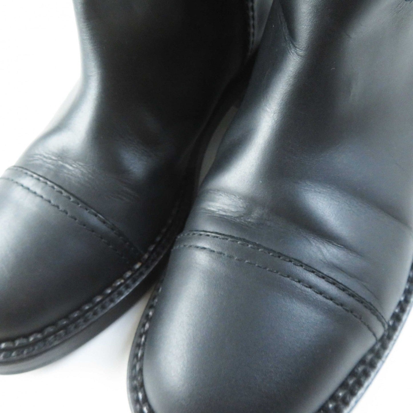 Chanel Matrasse COCO Mark Fur Leather Boots
