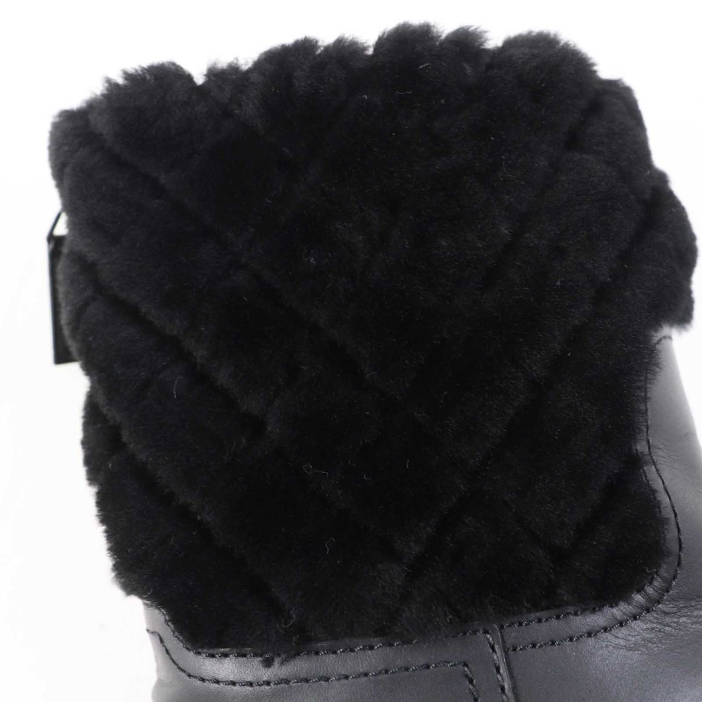 Chanel Matrasse COCO Mark Fur Leather Boots