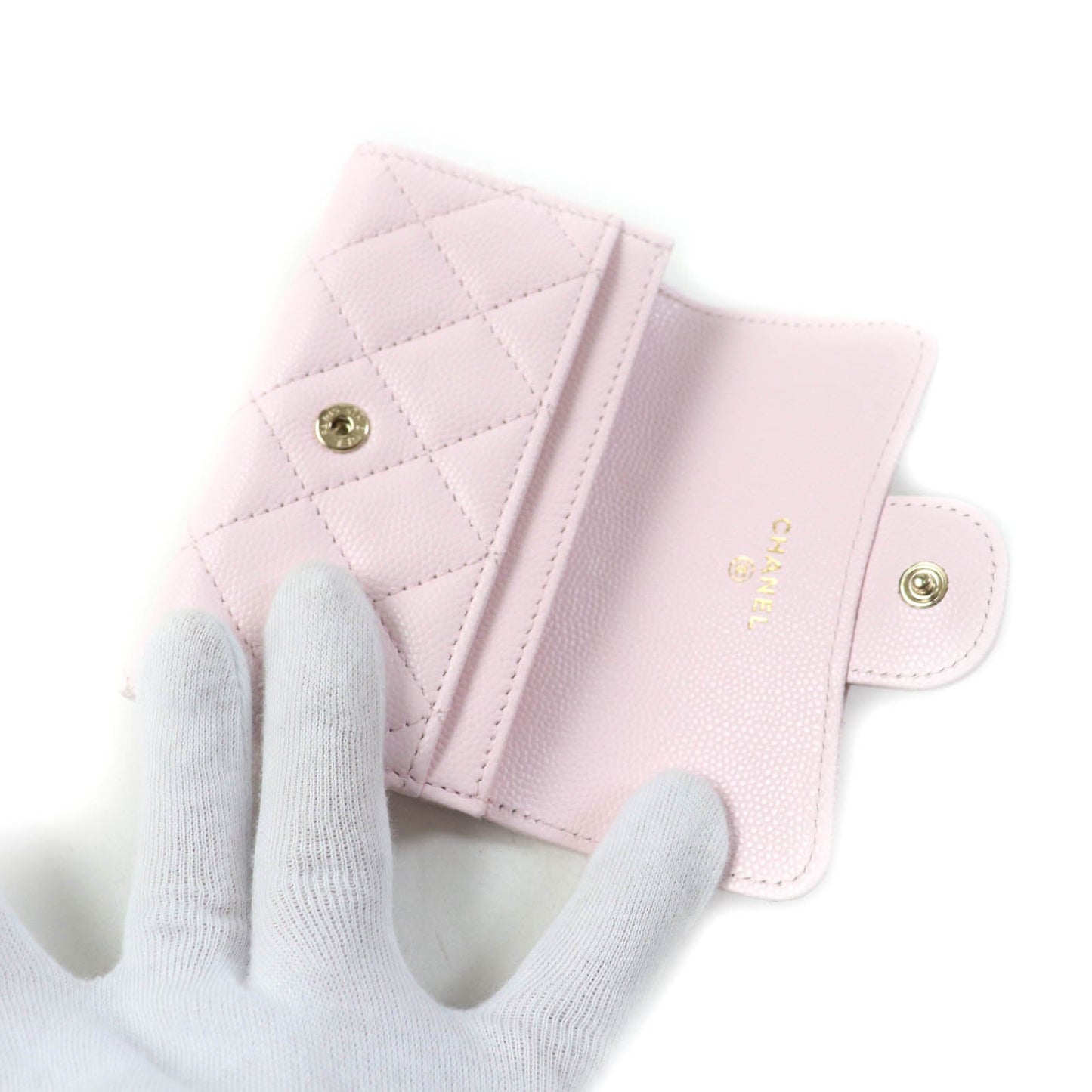 Chanel Classic Flap Lambskin Card Case AP0214