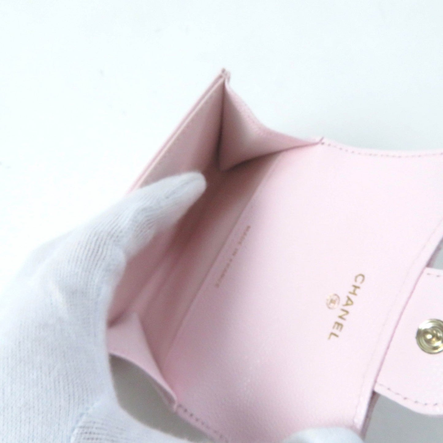 Chanel Classic Flap Lambskin Card Case AP0214