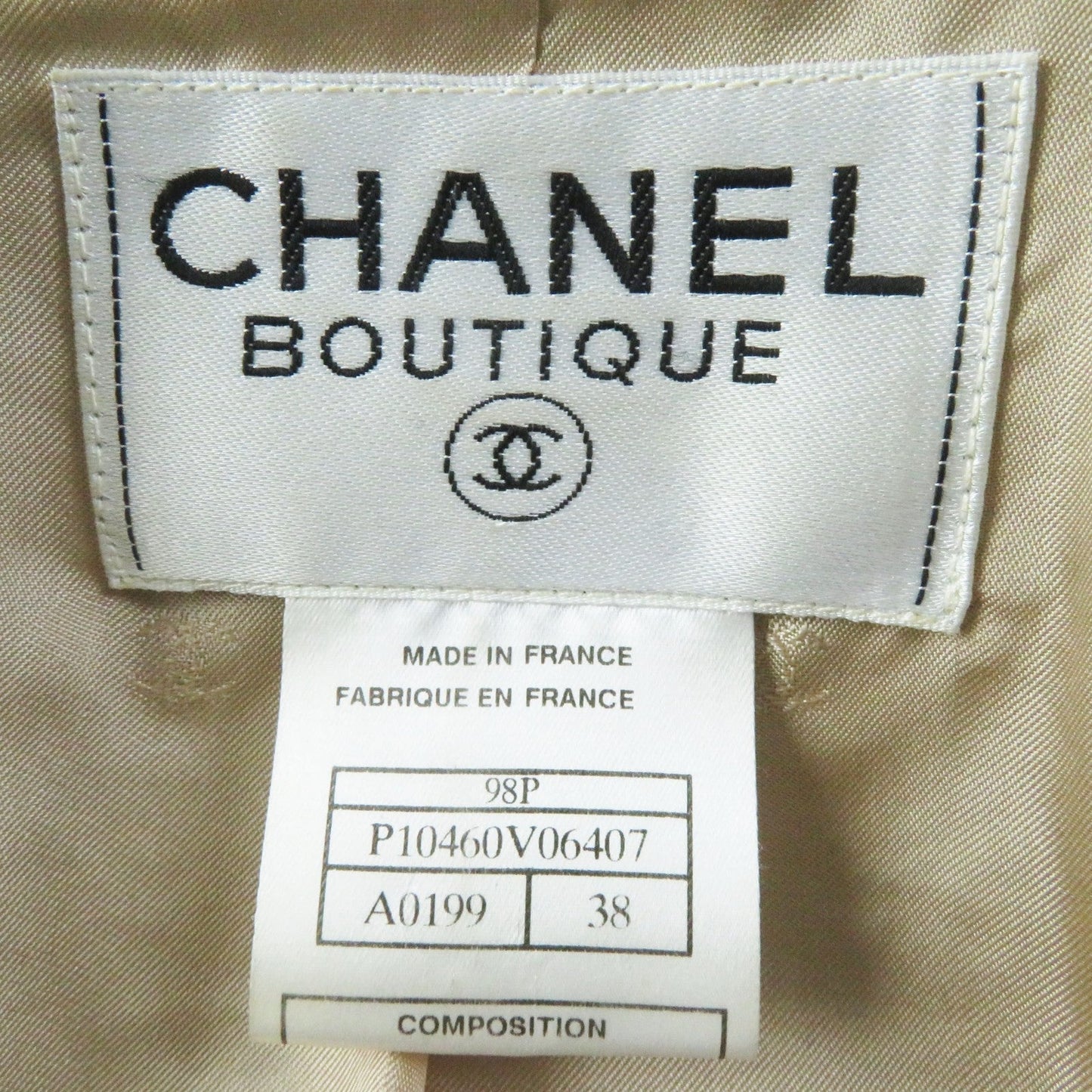Chanel Tweed Double Breasted Setup 38