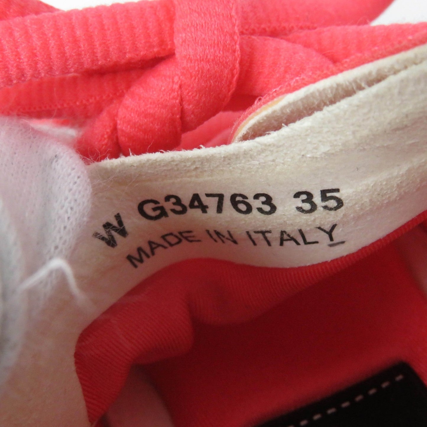 Chanel COCO Mark Lace Up Sneakers Orange