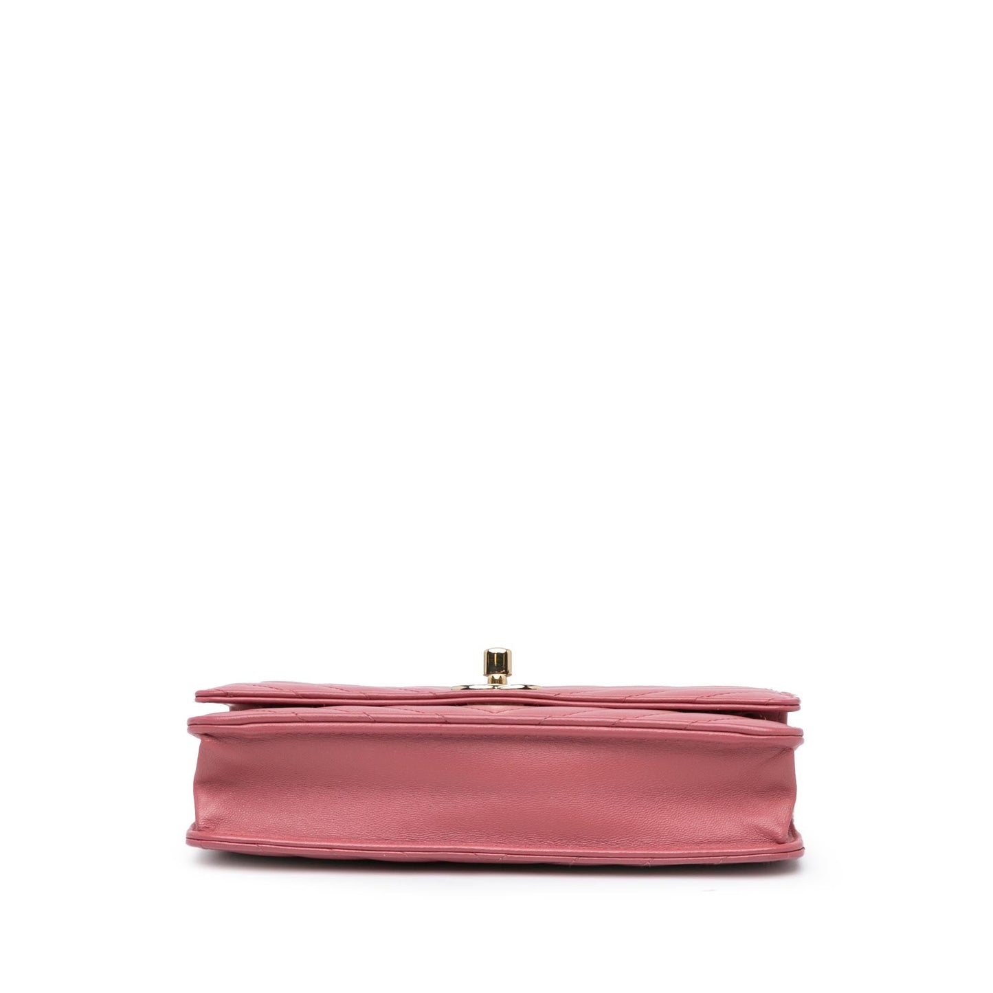 Chanel Sac Chevron Quilted Lambskin Trendy CC Wallet on Chain