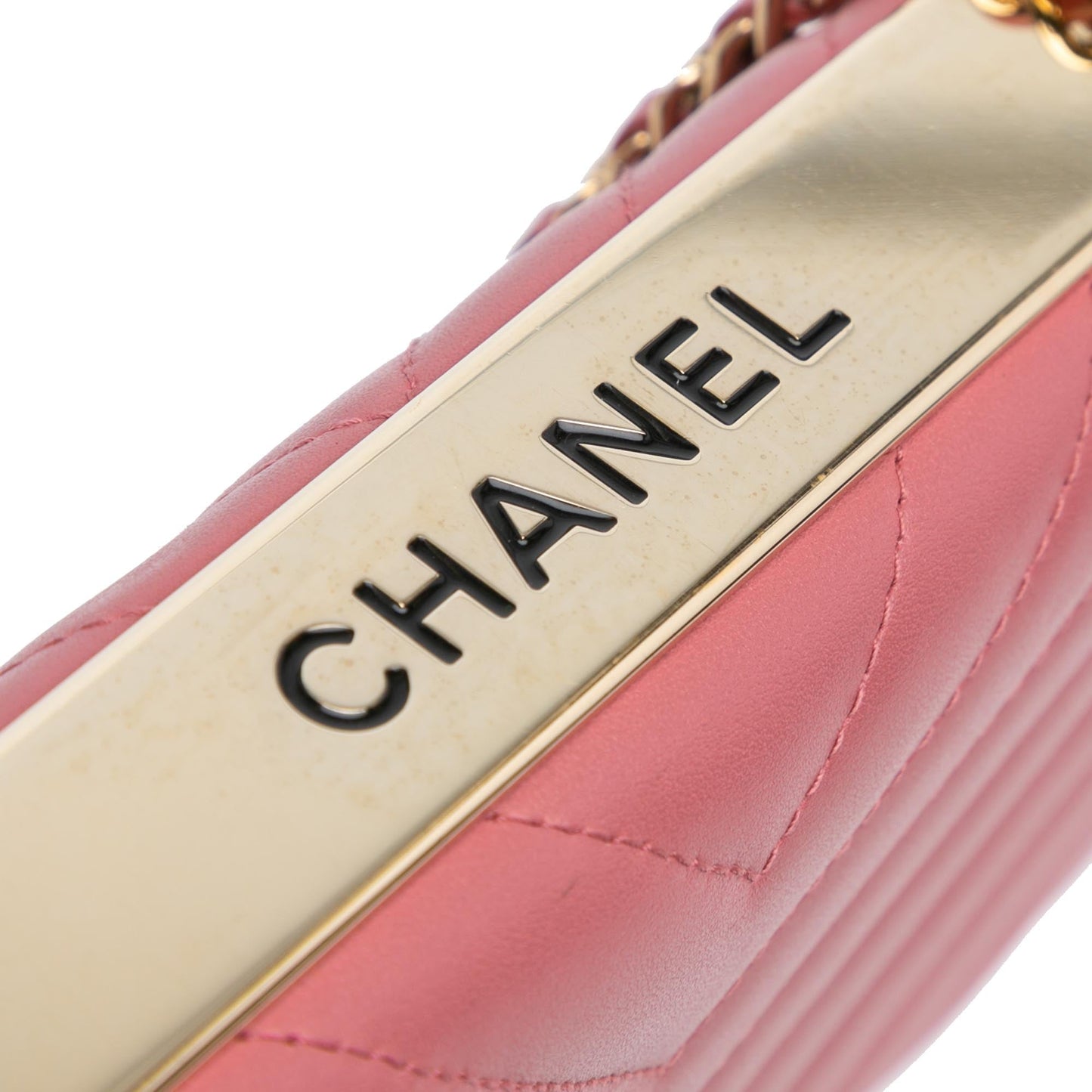 Chanel Sac Chevron Quilted Lambskin Trendy CC Wallet on Chain