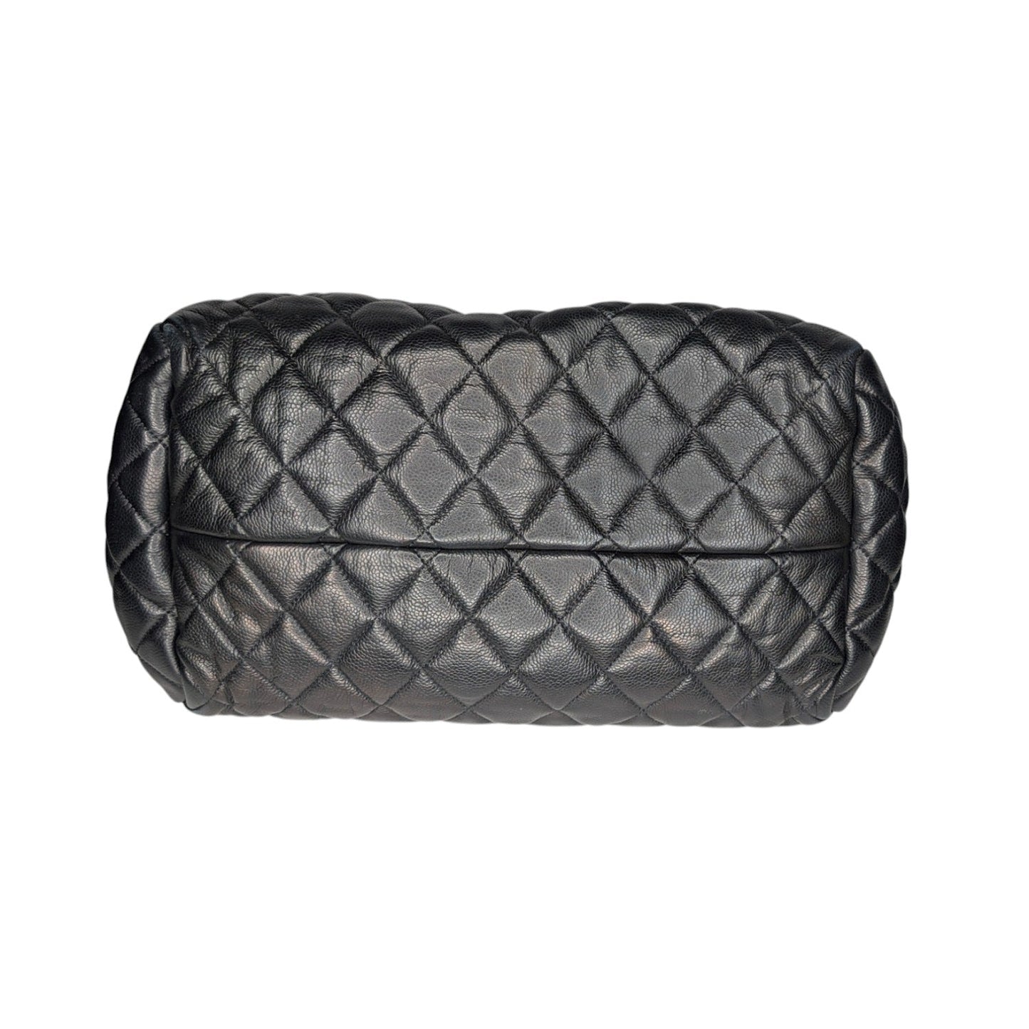 Chanel Vintage Caviar Leather Coco Cocoon Bowler Bag
