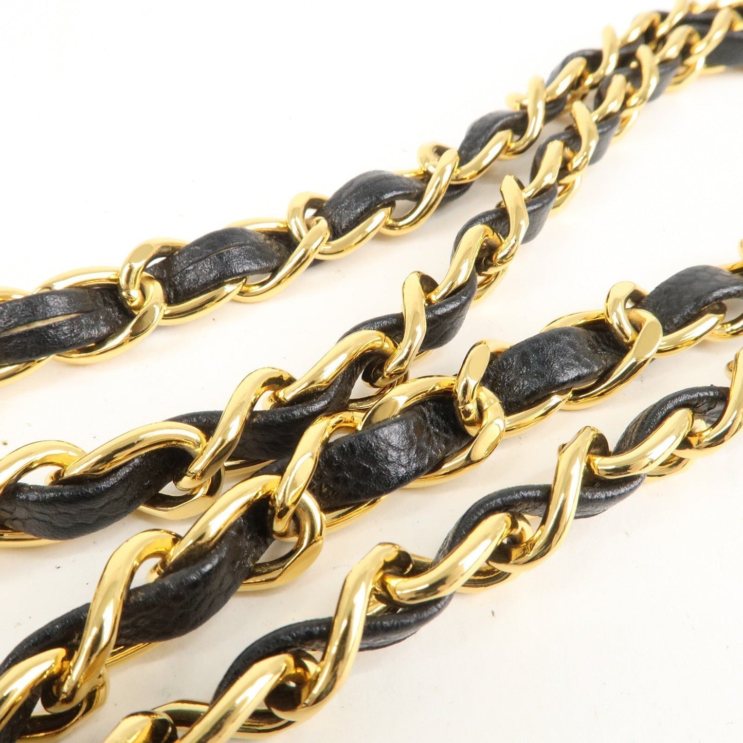 CHANEL Matelasse Caviar Skin Chain Tote Bag Shoulder Bag Black