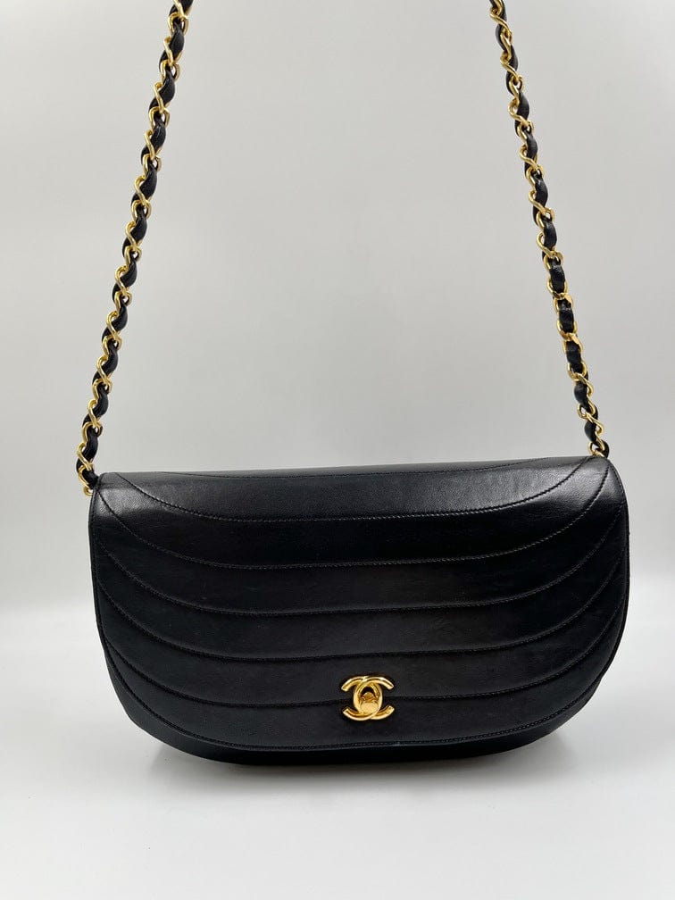 Chanel Vintage Half Moon Flap bag