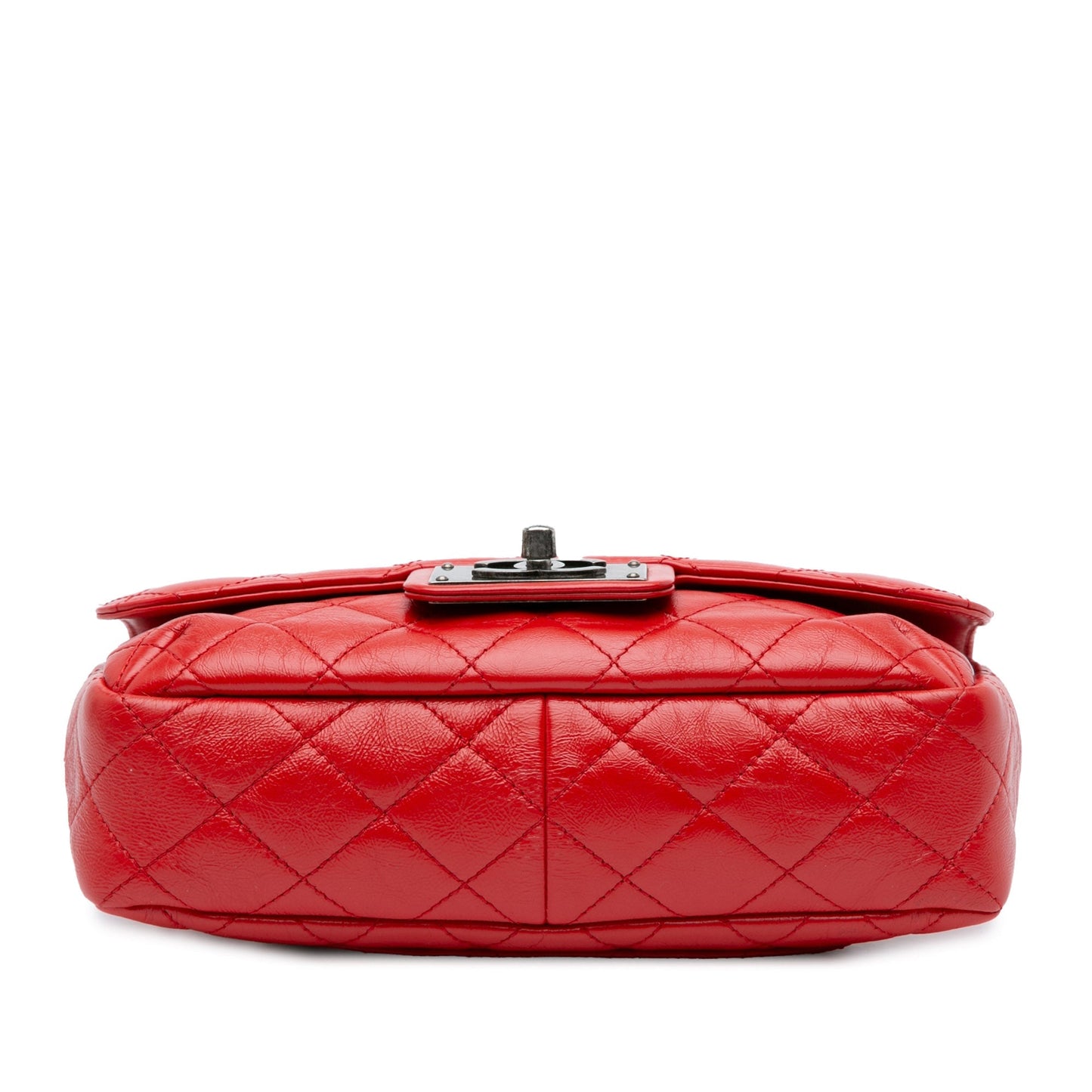Chanel Sac CC Crinkled Calfskin Chain Flap
