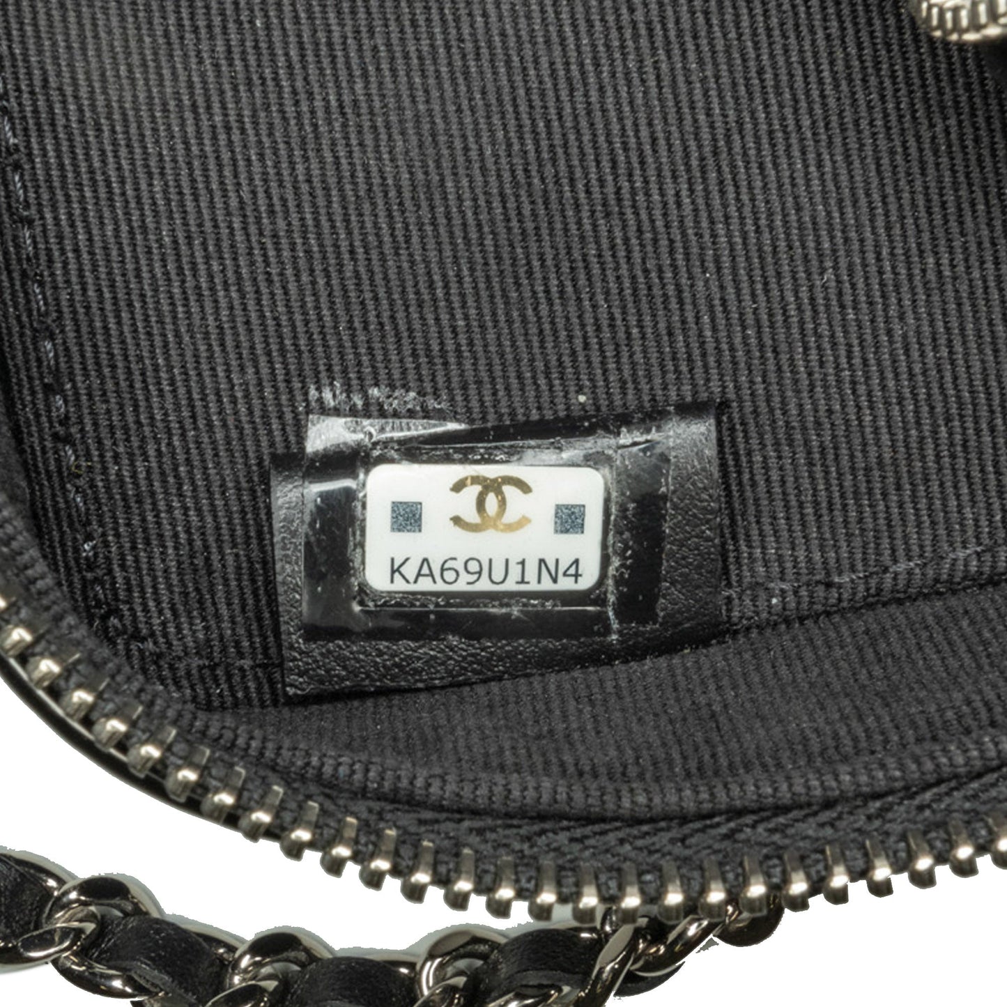 Black Chanel CC Quilted Patent Clutch With Chain Crossbody Bag