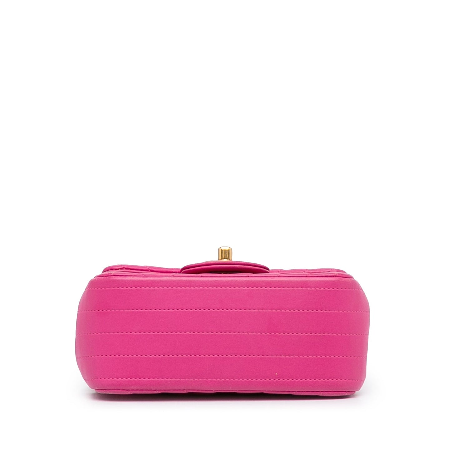 Chanel Sac Mini Square Classic Chevron Lambskin Flap