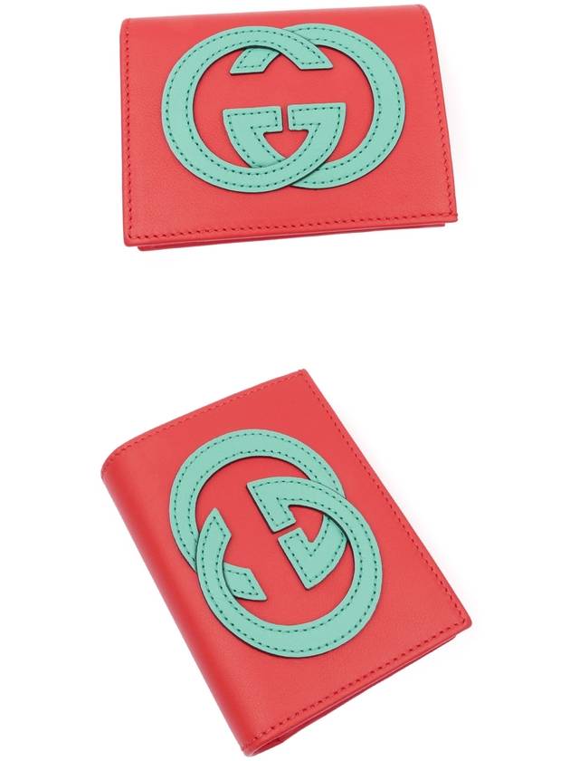 Gucci Basket Eclipse Half Wallet Red