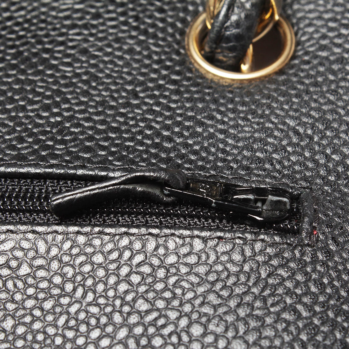 Chanel Caviar Jumbo Classic Double Flap Bag Leather Shoulder Bag in Great Condition