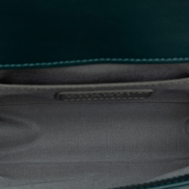 Chanel Suede Boy Mini Crossbody Bag Green