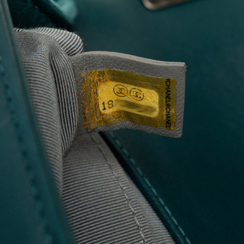 Chanel Suede Boy Mini Crossbody Bag Green