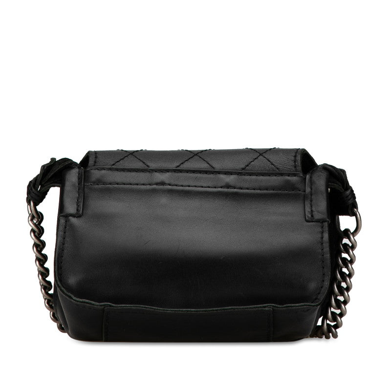 Chanel Leather Coco Mark Chain Shoulder Bag