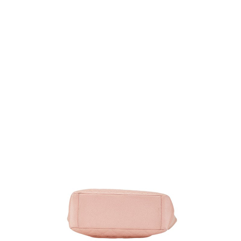Chanel Caviar Skin Coco Mark Chain Tote Bag