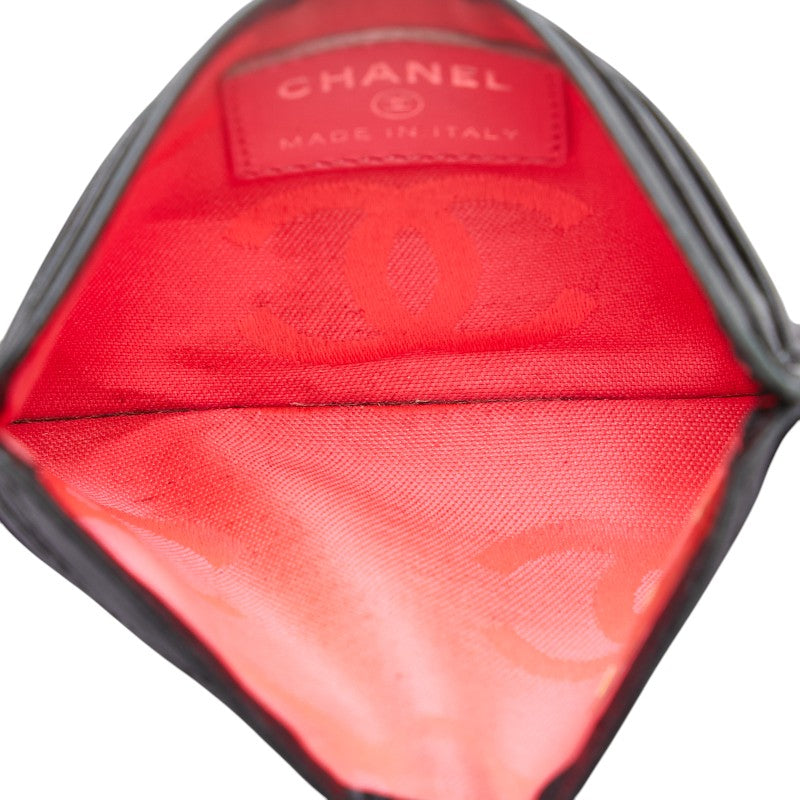 Chanel Cambon Line Card Case Black