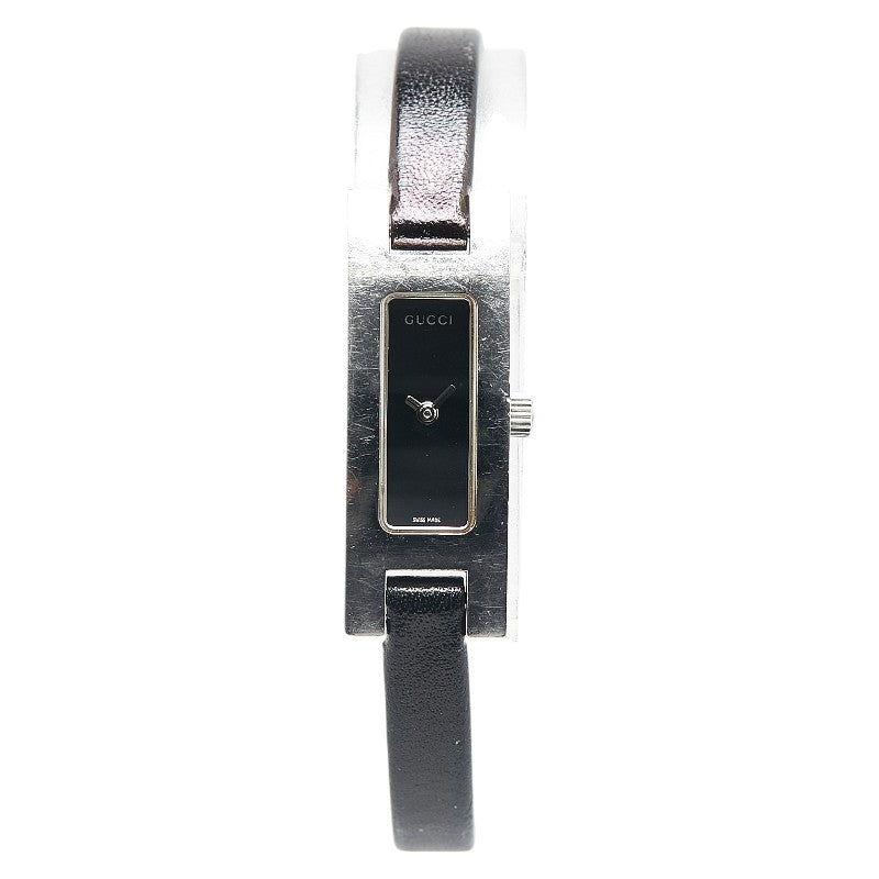 Gucci 3900L Quartz Watch Stainless Steel Leather