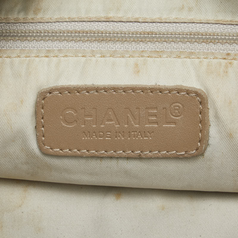 Chanel Nylon Leather Coco Mark Handbag