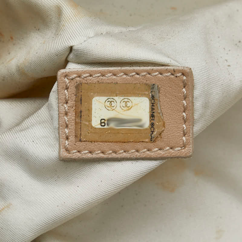Chanel Nylon Leather Coco Mark Handbag