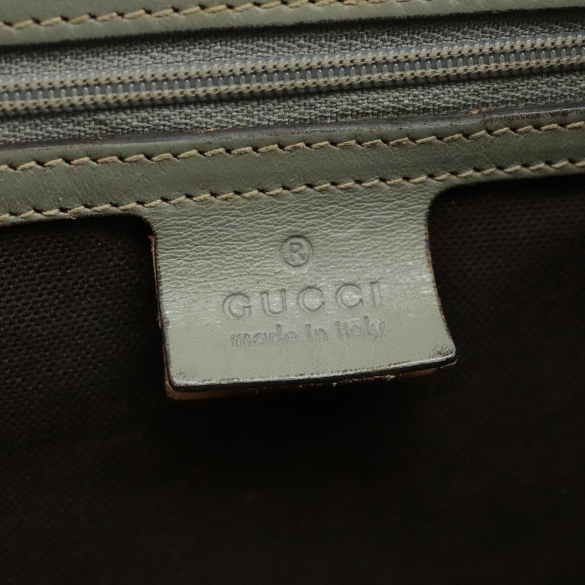 GUCCI GG Crystal Tote Bag Beige Gold 207291 100022