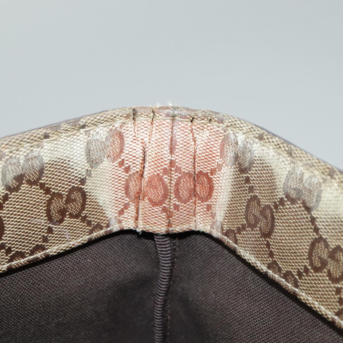 GUCCI GG Crystal Tote Bag Beige Gold 207291 100022