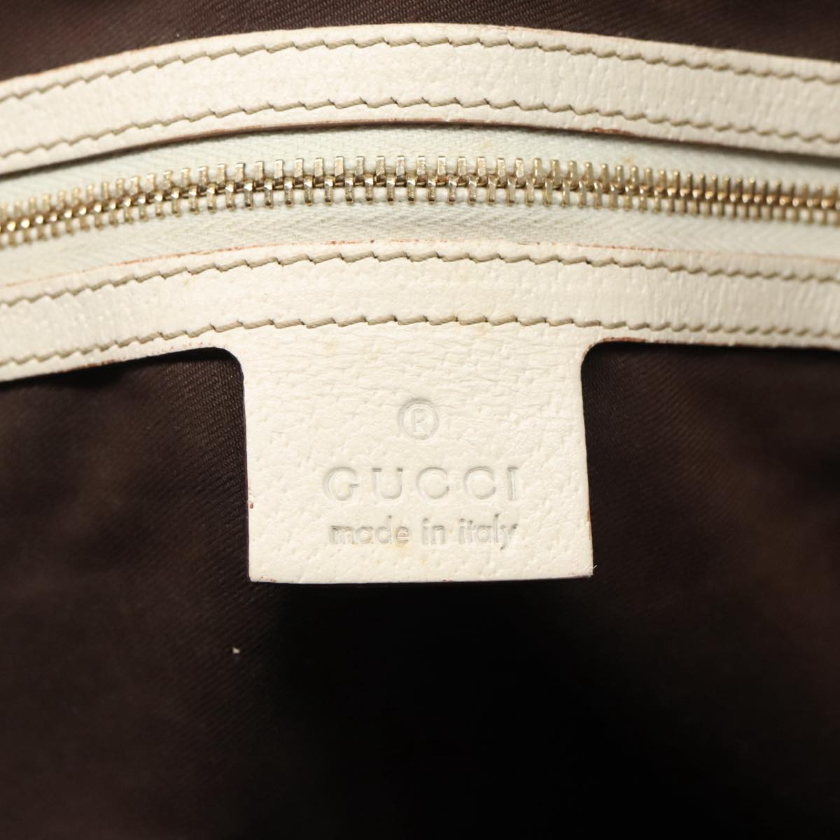 GUCCI GG Canvas Tote Bag Beige Gold 153009 100143