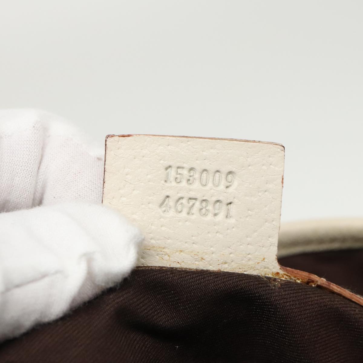 GUCCI GG Canvas Tote Bag Beige Gold 153009 100143