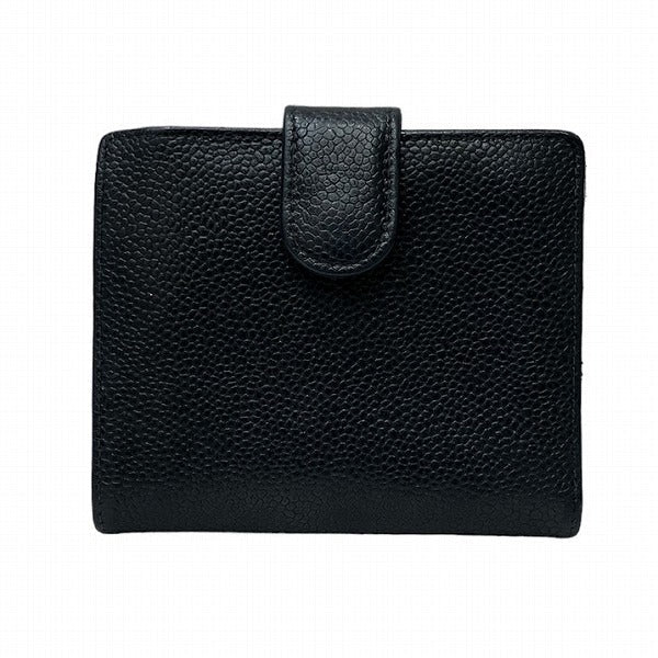 Chanel Caviar Skin Bifold Wallet A13496