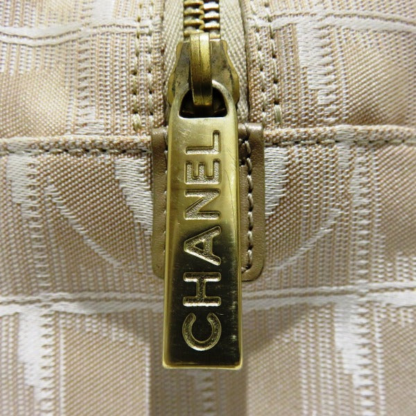 Chanel Canvas Leather Mini Boston Handbag