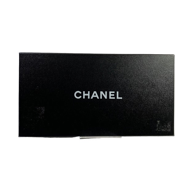 Chanel Caviar Skin Coco Mark Long Wallet