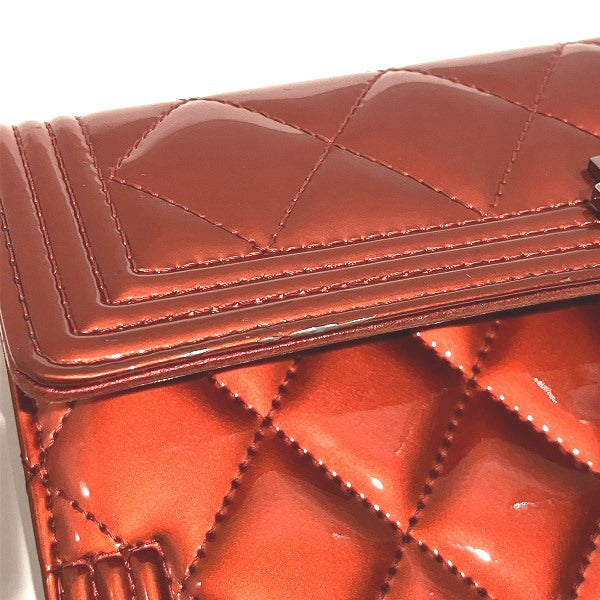 Chanel Boy Matelasse Bifold Wallet