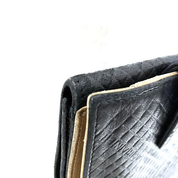 Chanel Leather Micro Chocolate Bar Wallet