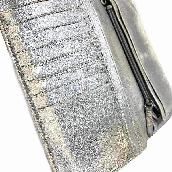 Chanel Camellia Leather Long Wallet