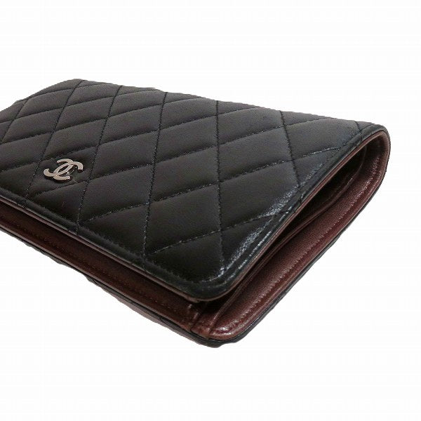 Chanel Matelasse Lambskin Long Wallet A31509