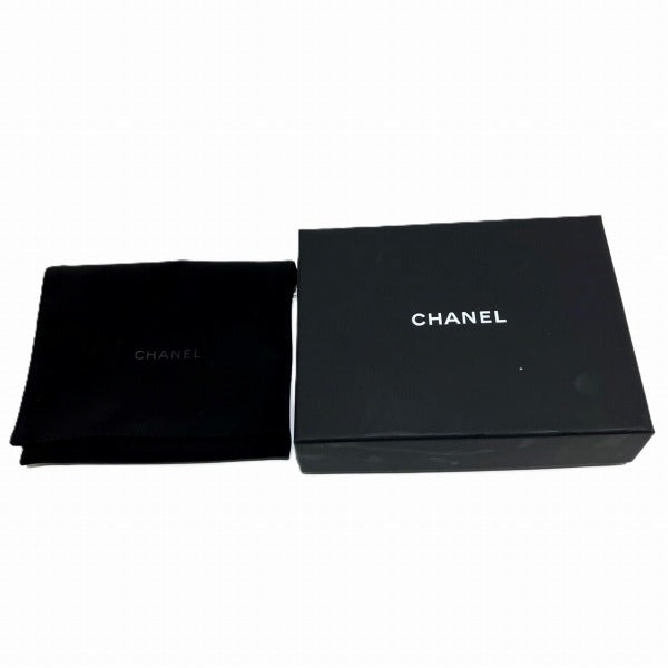 Chanel Leather Coco Mark Trifold Wallet A70796