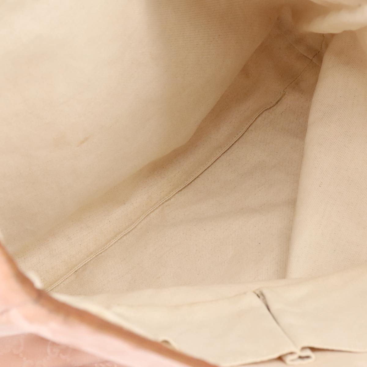 GUCCI GG Canvas Tote Bag Gold Pink 295252 100343