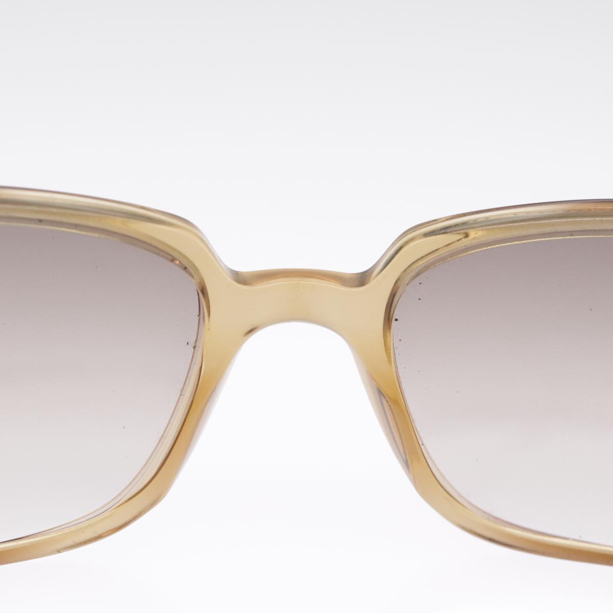 CHANEL Sunglasses plastic Brown CC 101115