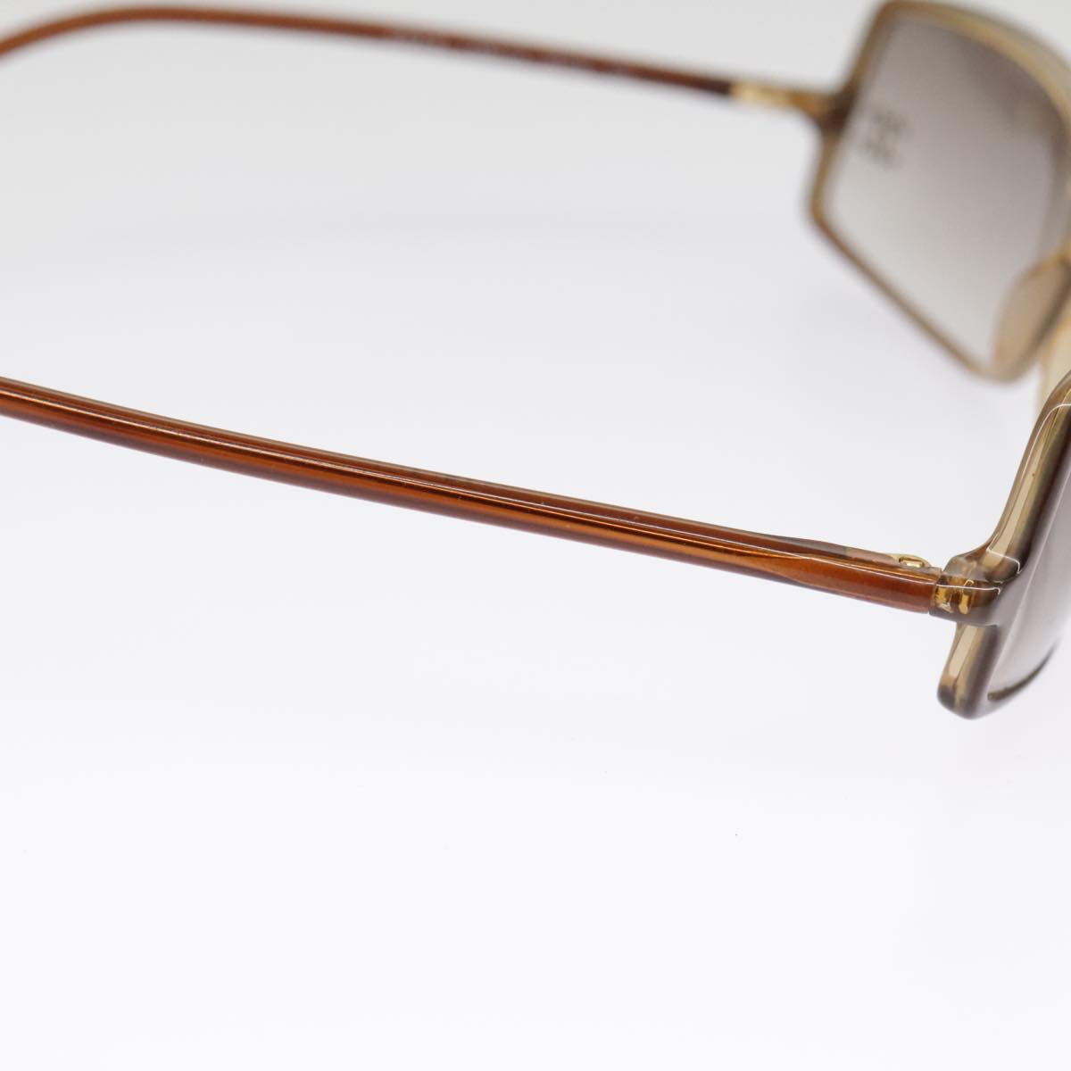 CHANEL Sunglasses plastic Brown CC 101115