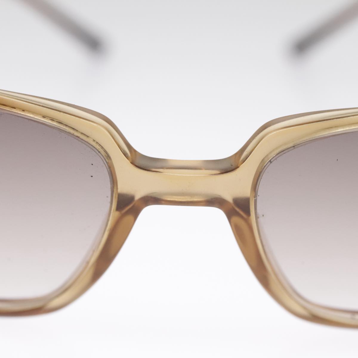 CHANEL Sunglasses plastic Brown CC 101115