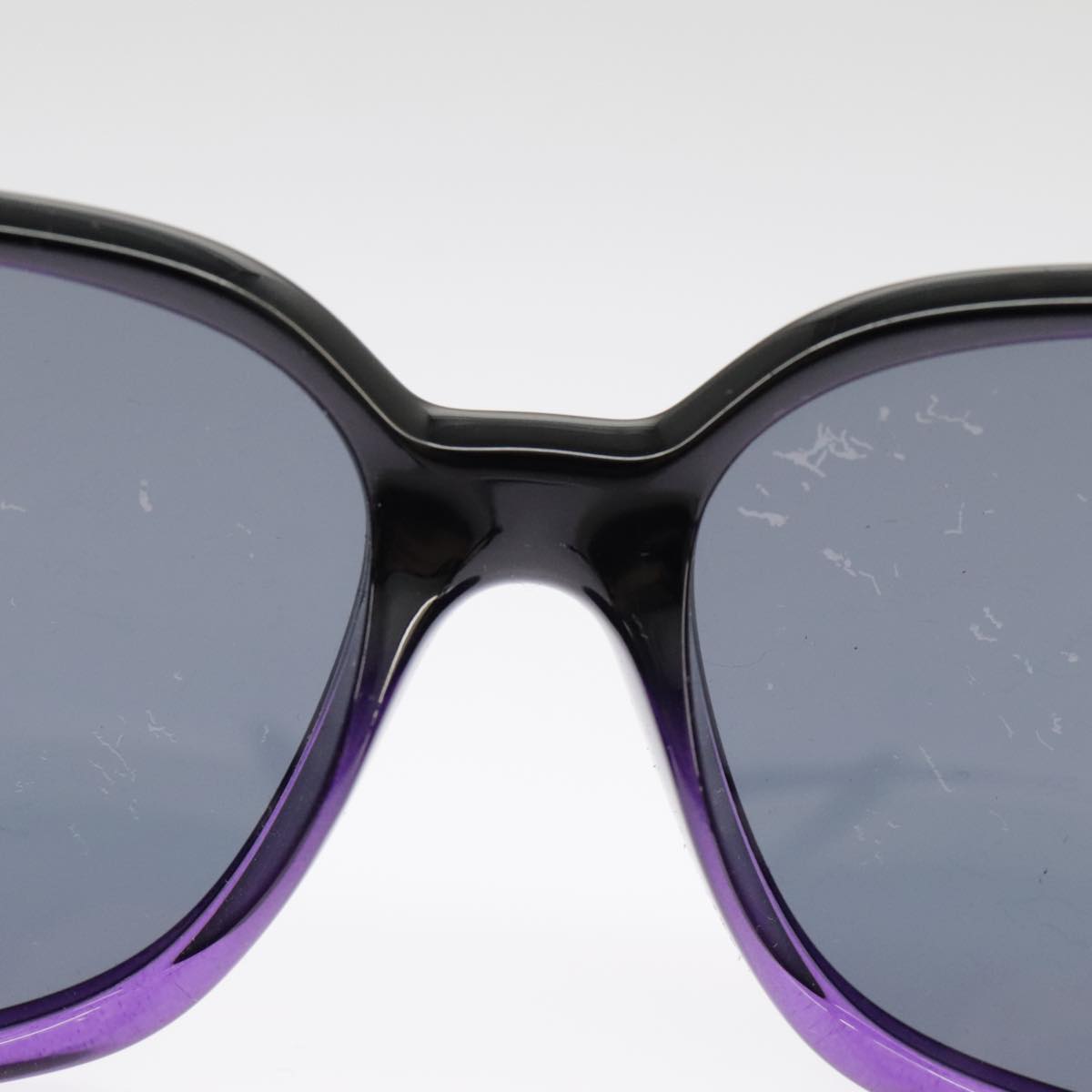 CHANEL Sunglasses plastic Black CC 101116