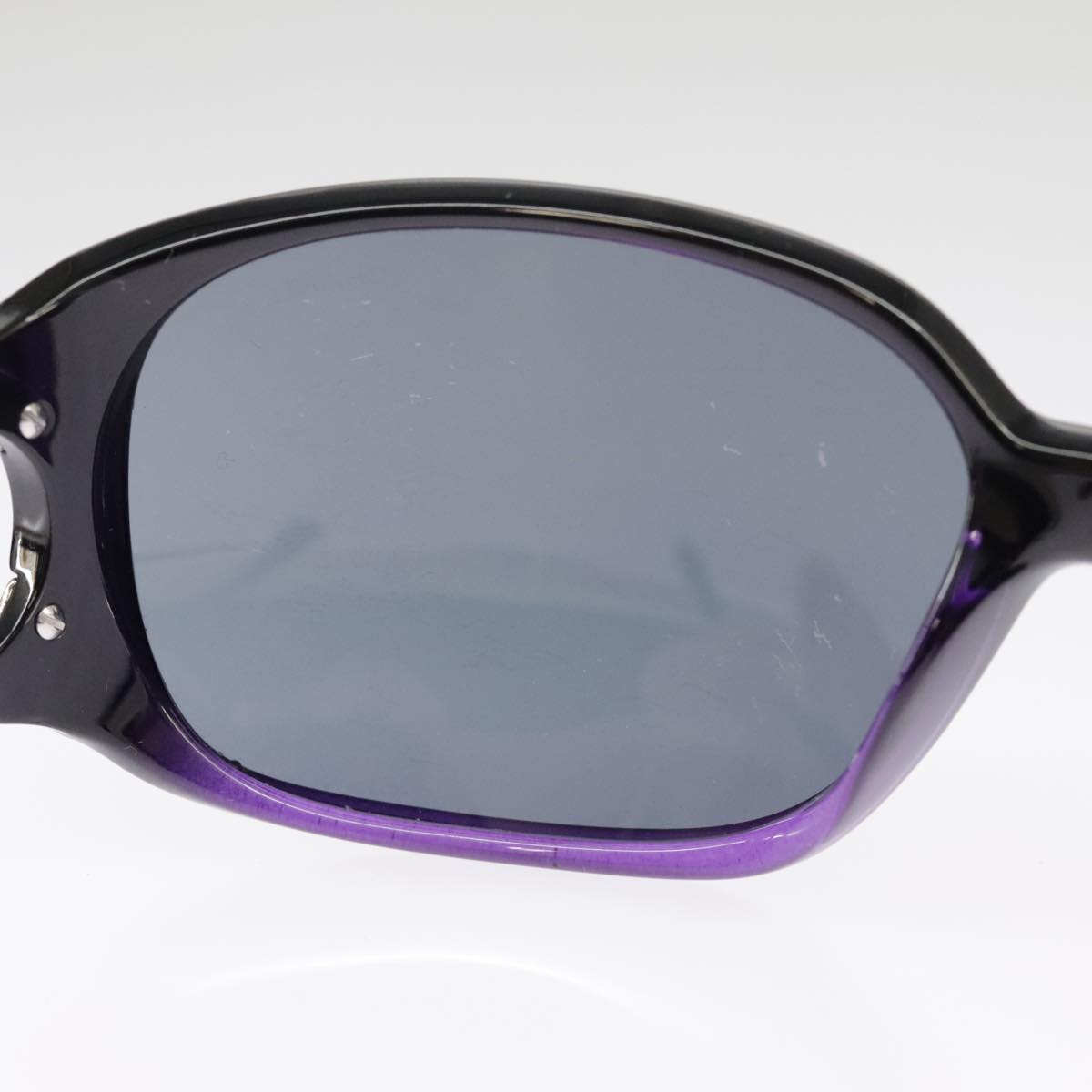 CHANEL Sunglasses plastic Black CC 101116