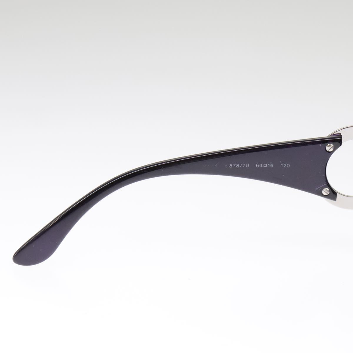 CHANEL Sunglasses plastic Black CC 101116