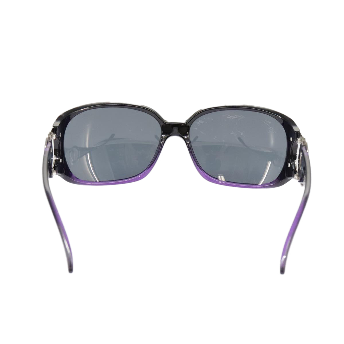 CHANEL Sunglasses plastic Black CC 101116