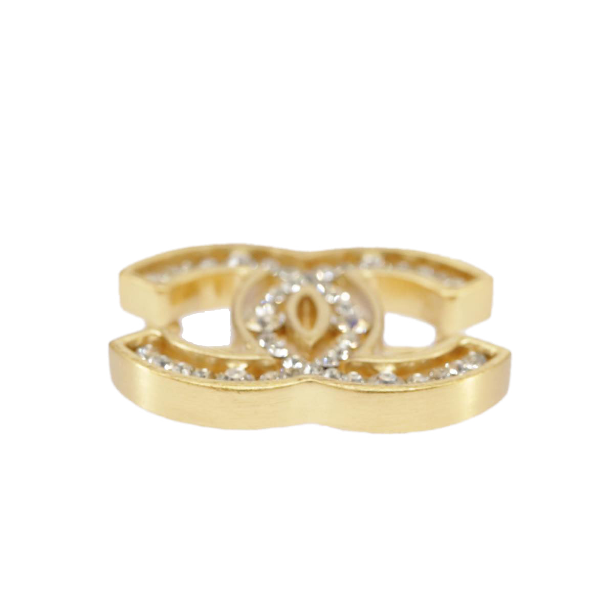 CHANEL Brooch metal Gold Tone CC 101302A