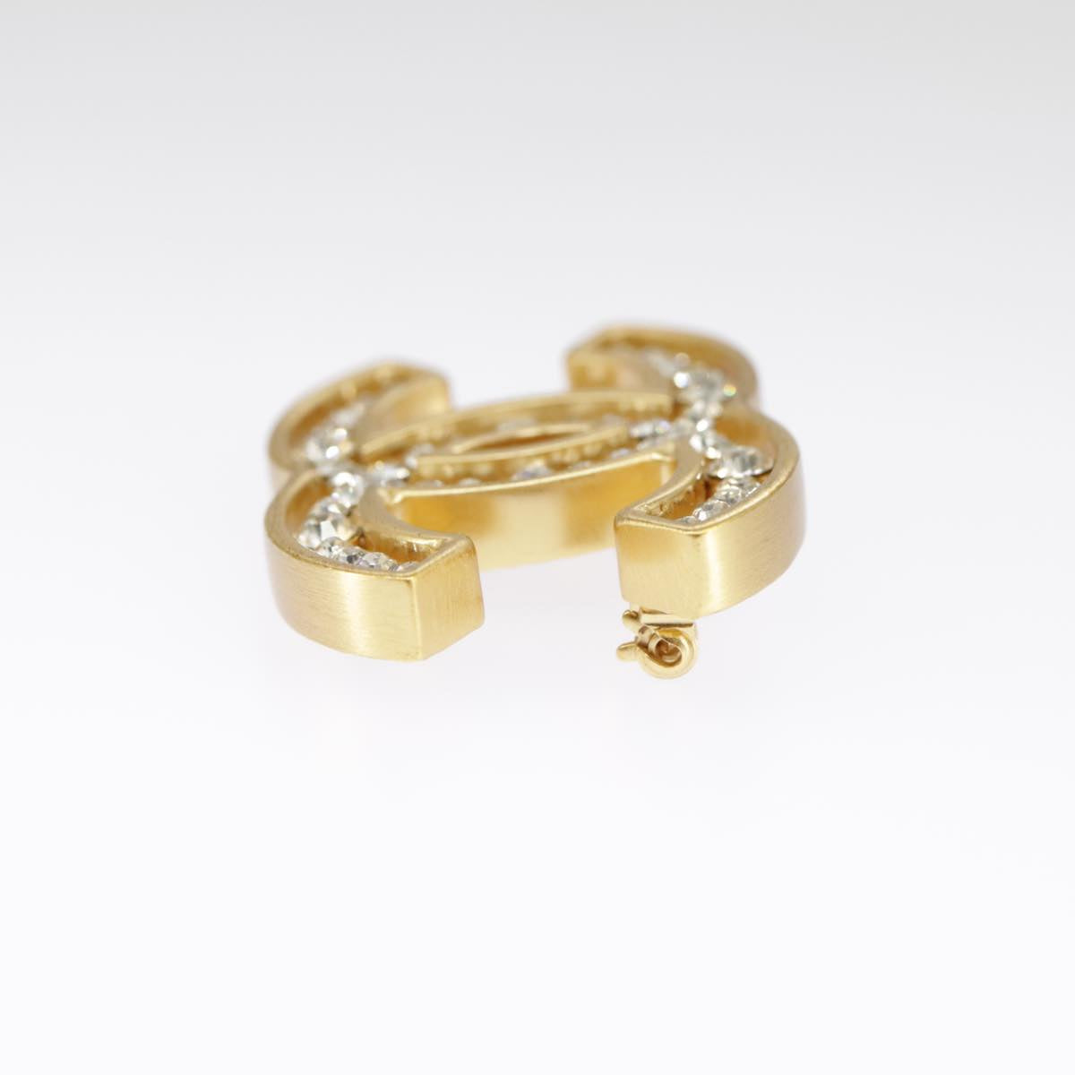 CHANEL Brooch metal Gold Tone CC 101302A