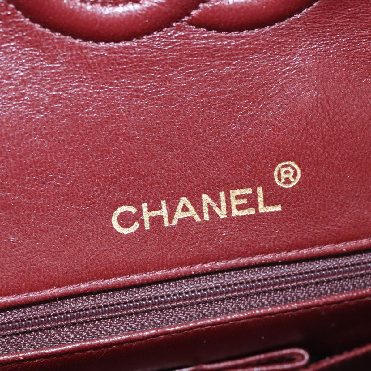 CHANEL Matelasse 25 Chain Valentine Limited Bag Lamb Skin Black CC 103226A