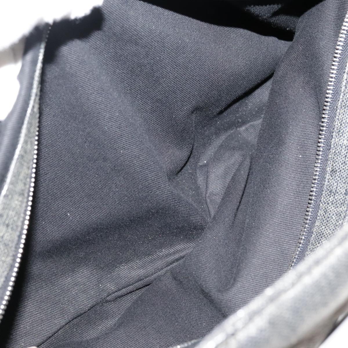 CHANEL Tote Bag PVC Leather Black CC 106255